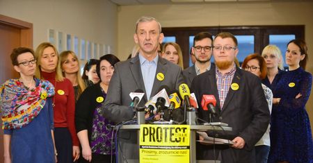 Protest nauczycieli. ZNP: 79,5 proc. szkół i przedszkoli chce strajkować