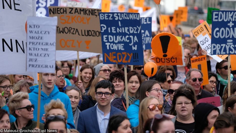 Strajk nauczycieli zostanie zawieszony, ale nie zakończony. Zanim to - piątek dniem kolejnej demonstracji