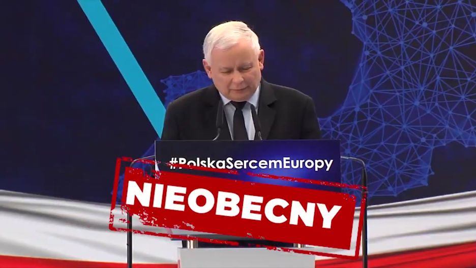 Strajk nauczycieli 2019. Prezes PiS Jarosław Kaczyński w spocie Koalicji Europejskiej.