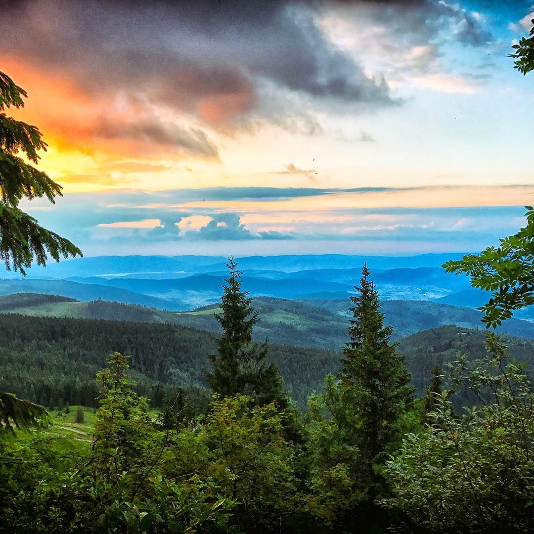 Widok na Beskid Żywiecki 