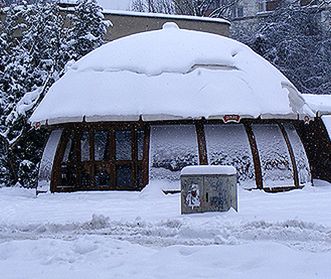 Zielona Góra pod śniegiem