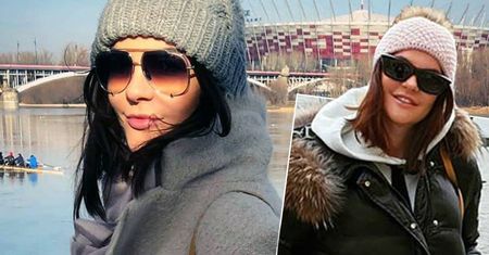 Ciężarna Agnieszka Radwańska na spacerze w Krakowie. Pokazała zgrabne nogi