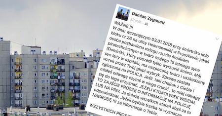 15-latek w szpitalu. Ktoś rzucił mu w twarz środkiem pirotechnicznym