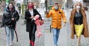 Gwiazdy przed studiem DDTVN: Majka Jeżowska, Filip Chajzer, Gabi Drzewiecka