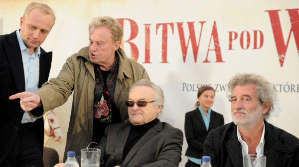 Konferencja prasowa z udziałem twórców i aktorów filmu "Bitwa pod Wiedniem" w reżyserii Renzo Martinellego