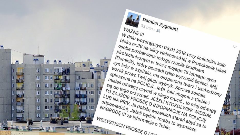 Na jednym z pruszkowskich blokowisk doszło do tragedii