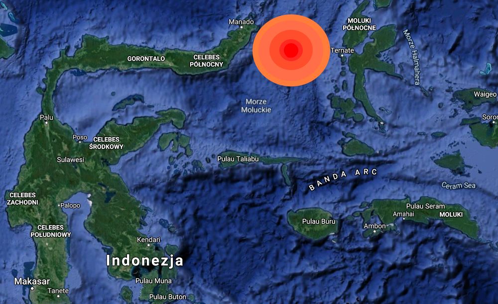 Indonezja. Trzęsienie ziemi o sile 7 stopni. Możliwe tsunami