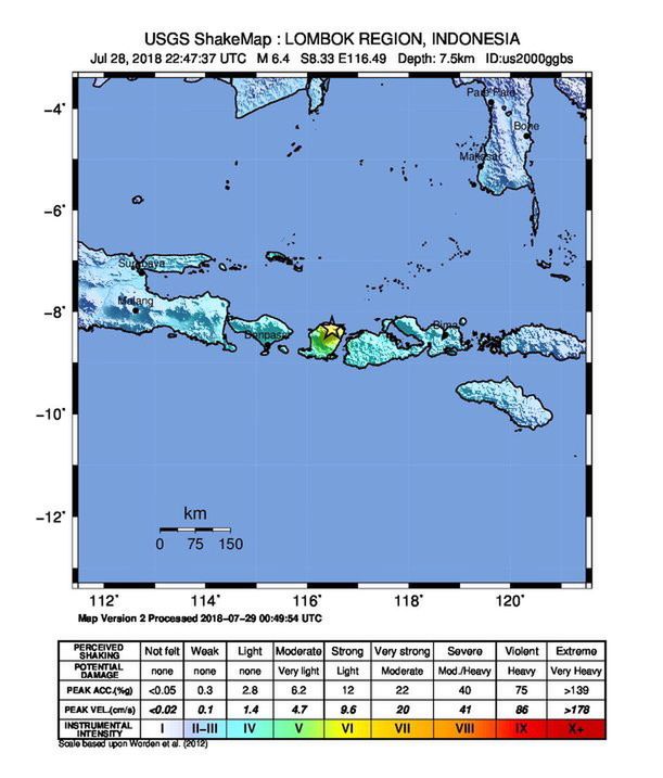 Indonezja. Silne trzęsienie ziemi na wyspie Lombok. Są ofiary