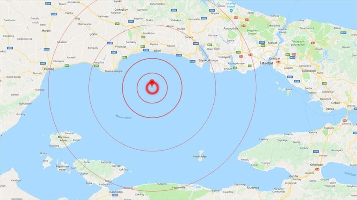 Trzęsienie ziemi w Turcji z epicentrum w Morzu Marmara