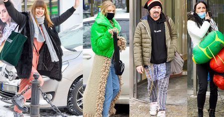 Gwiazdy przed studiem "Dzień Dobry TVN": Margaret, Grażyna Wolszczak, Mariusz Kałamaga