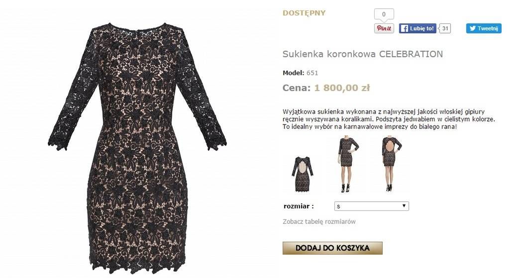 Sukienka Karoliny Pisarek ze studniówki