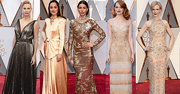 Oscary 2017: Złote kreacje zdominowały czerwony dywan! Emma Stone, Nicole Kidman, Jessica Biel... Aż ciężko wybrać najpiękniejszą!