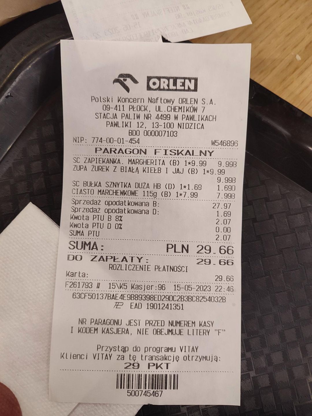 Ceny na stacji Orlen