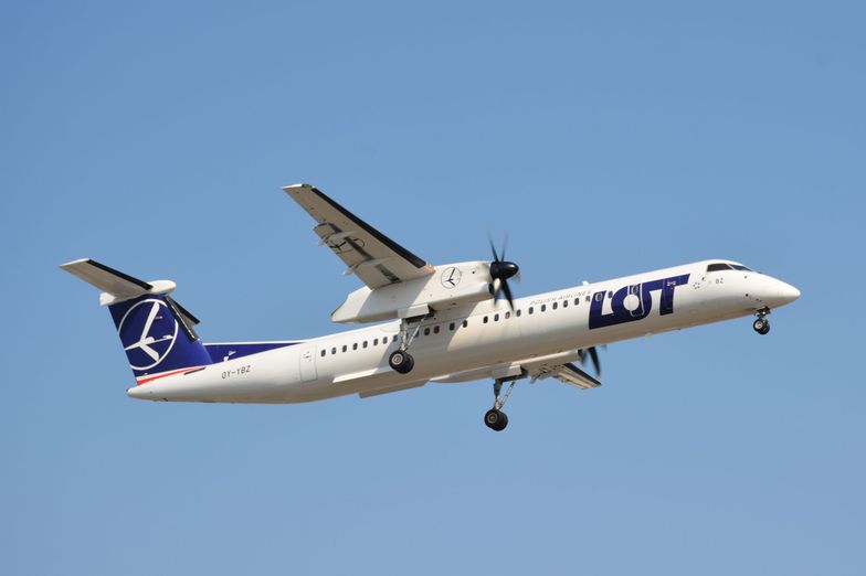 Połączenia LOT-u będą wykonywane samolotami Bombardier Q400.