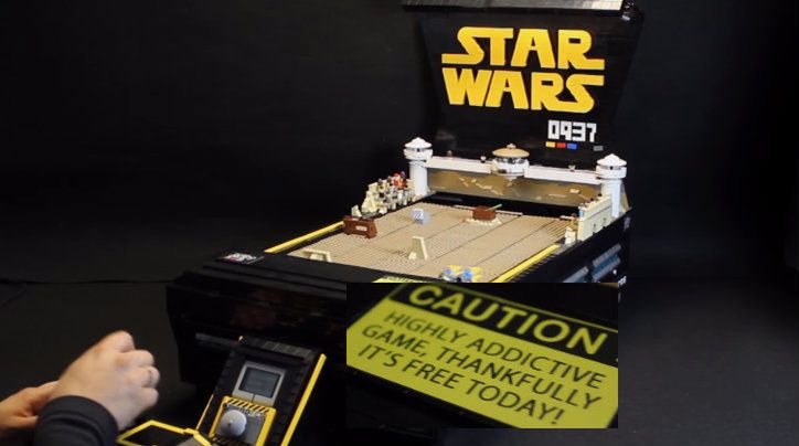 Automat do gry z klocków Lego. Gratka dla fanów "Gwiezdnych wojen"