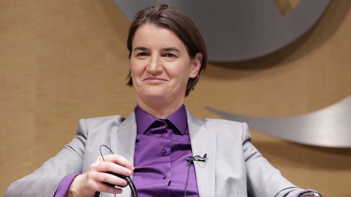 Premier Serbii, Ana Brnabić.