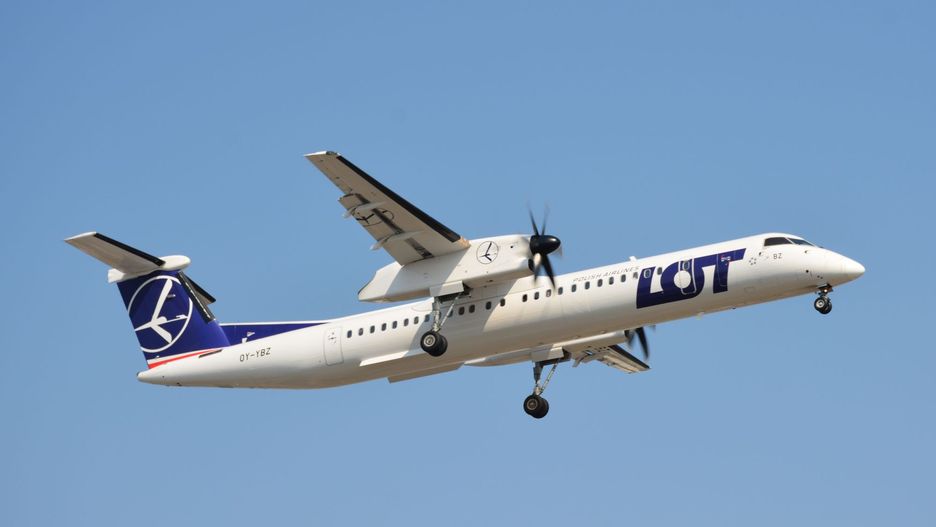 Połączenia LOT-u będą wykonywane samolotami Bombardier Q400.