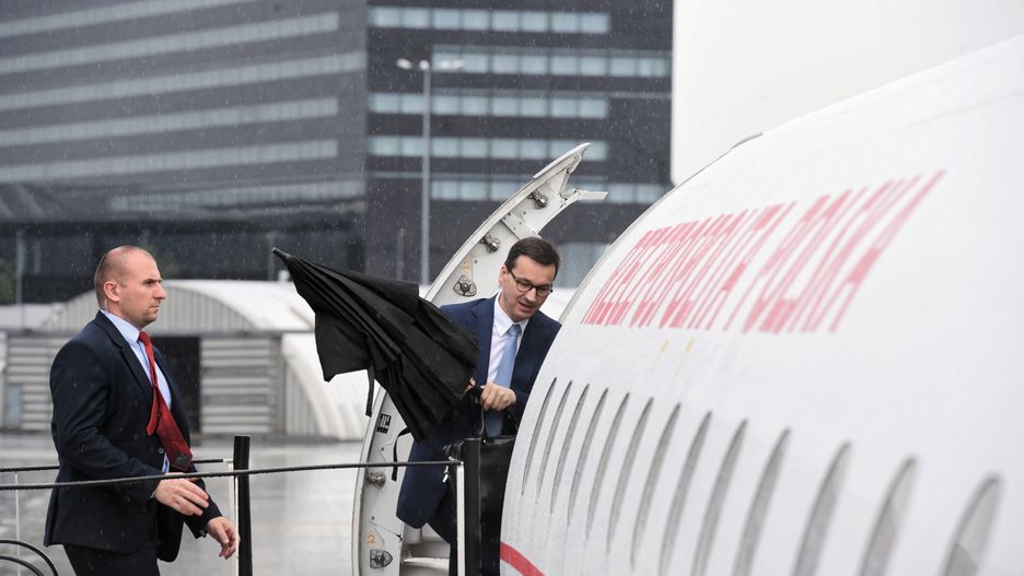 Mateusz Morawiecki przyleciał do Brukseli na spotkanie z szefami rządów państw członkowskich UE
