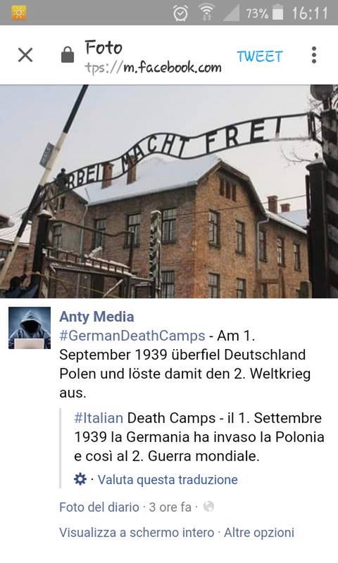 Jeden z komentarzy pokazujący tłumaczenie 