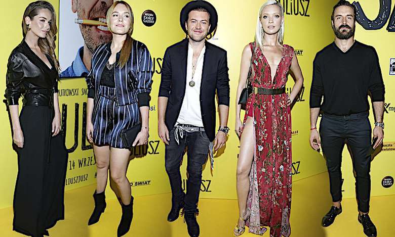 Gwiazdy na premierze filmu "Juliusz": Kasia Sowińska, Piotr Stramowski, Magdalena Lamparska