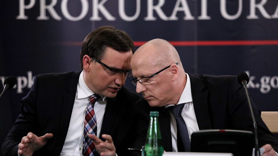 Minister Zbigniew Ziobro i prokurator Krzysztof Sierak