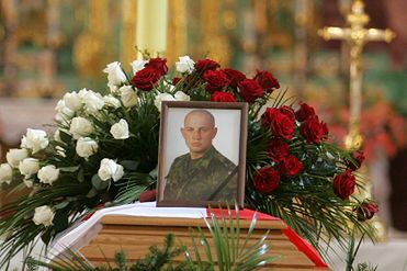 Pogrzeb żołnierza, który zginął w Iraku