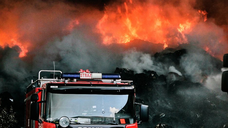 Poprzedni pożar w Zgierzu trwał tydzień