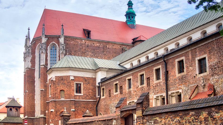 Fragment muru otaczał miasto Kazimierz - obecnie dzielnicę Krakowa