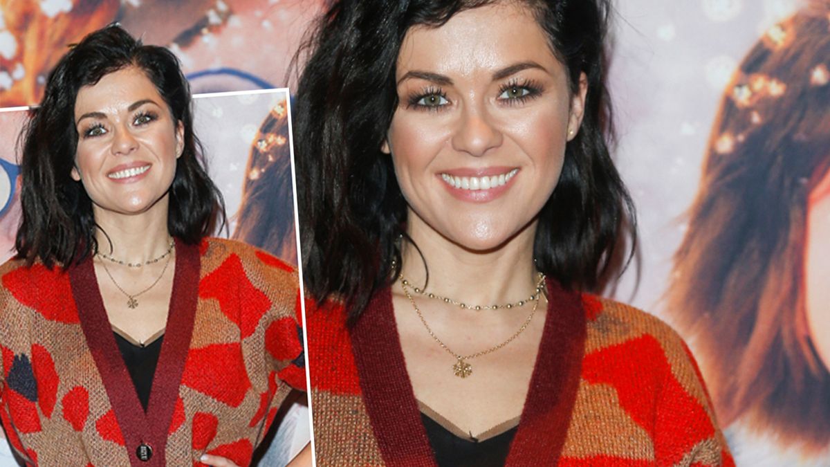 Kasia Cichopek na premierze