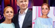 Pięknie wystylizowana Katarzyna Zielińska w towarzystwie męża na premierze. Smukła aktorka pokazała kawałek ciała