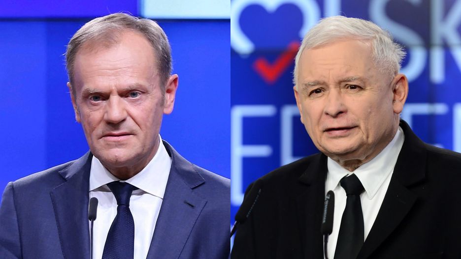 Donald Tusk i Jarosław Kaczyński, byli premierzy