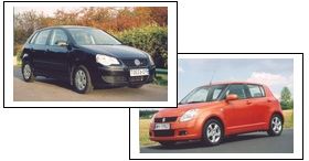 Volkswagen Polo kontra Suzuki Swift