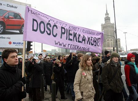 Marsz Solidarności Kobiet w Warszawie