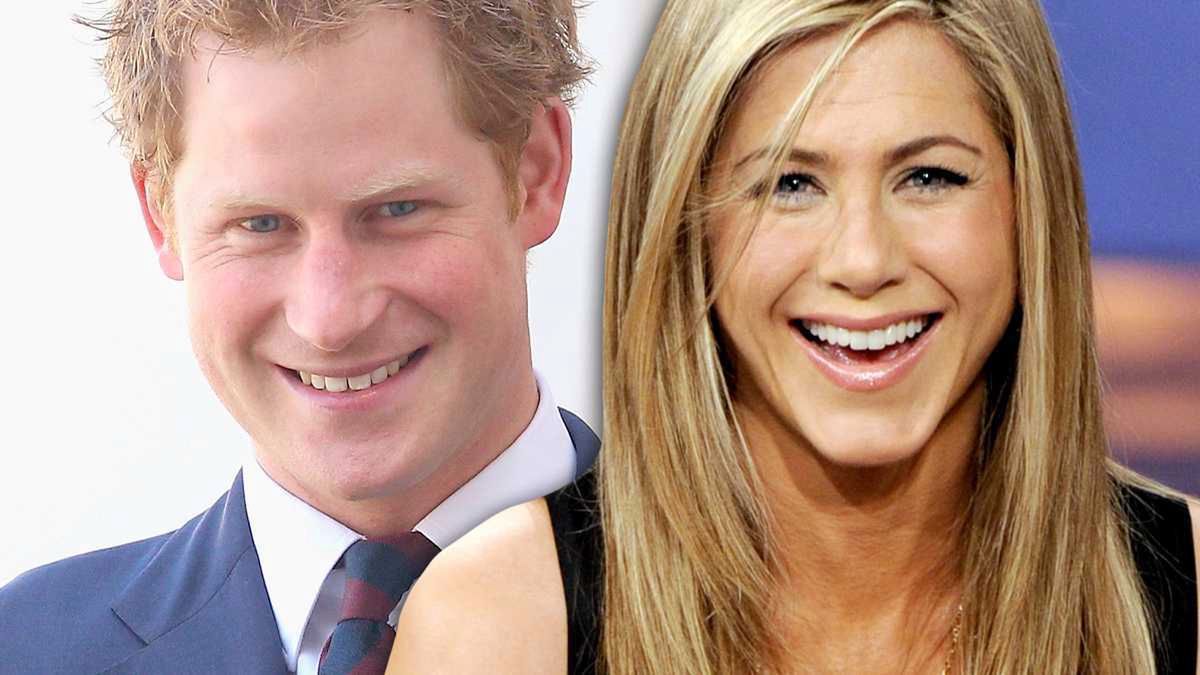 Książę Harry świntuszył z Jennifer Aniston! Pikantne SMS-y wyciekły do sieci! Co na to Meghan Markle?