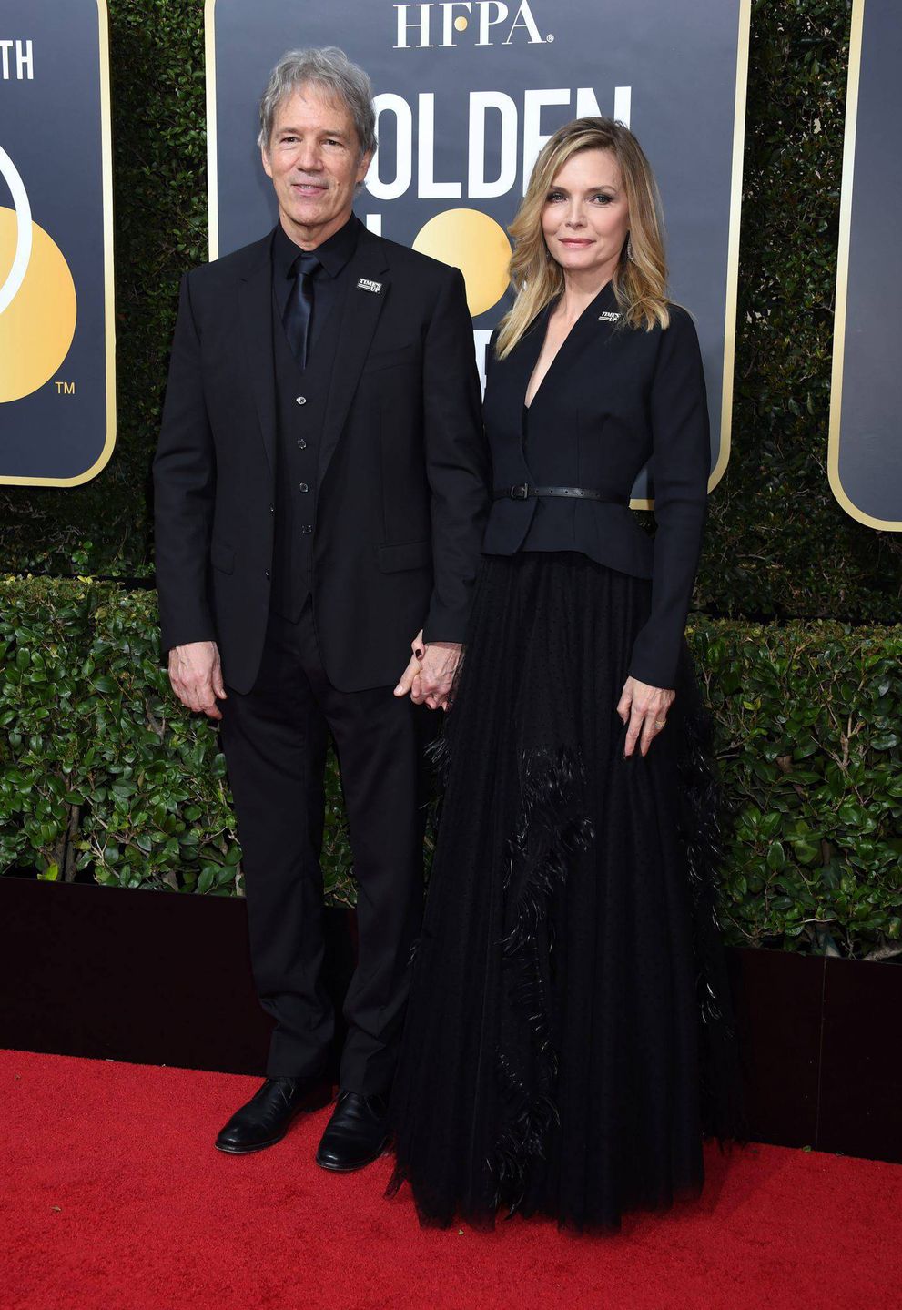 David E. Kelley i Michelle Pfeiffer - Złote Globy 2018