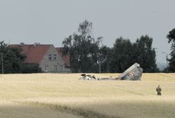 Pasłęk: MiG-29 rozbił się w polu. Mieszkańców obudził wybuch