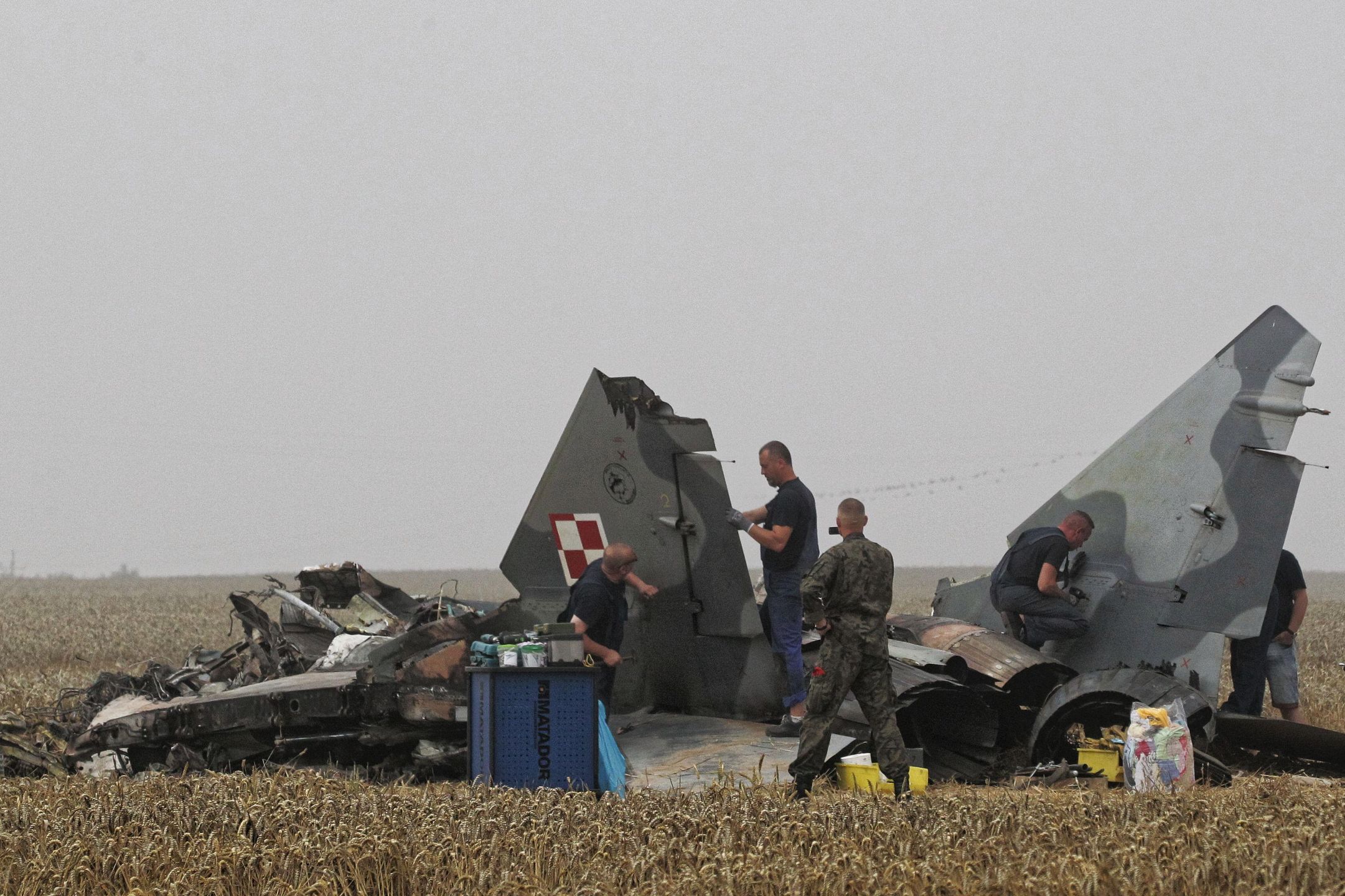 Katastrofa MIG-29 we wsi Sakówko pod Pasłękiem 