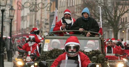 Mikołaje na motocyklach
