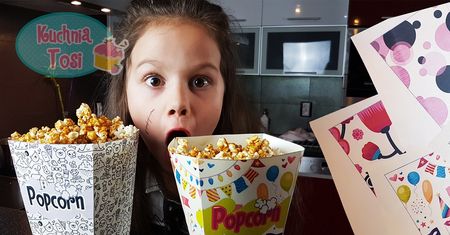 Popcorn karmelowy według przepisu Tosi