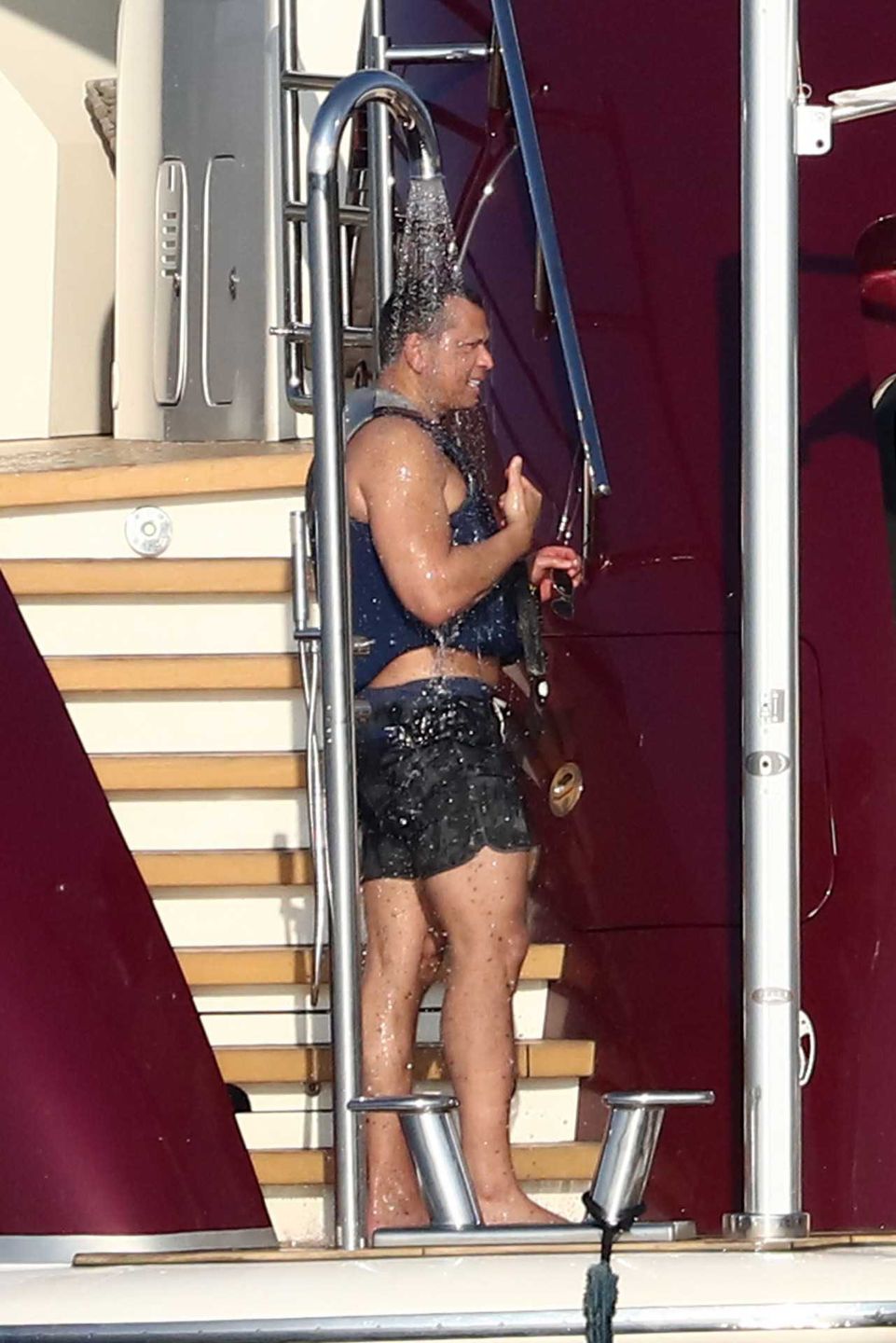 Alex Rodriguez w Saint Tropez