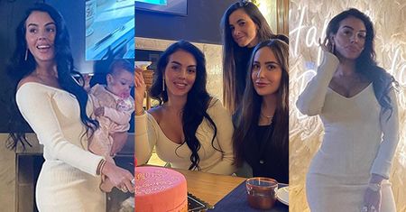 Spektakularny tort, wokół najbliżsi i wiwatujący fani. Tak 29. urodziny celebruje Georgina Rodriguez. Cristiano Ronaldo nie żałował grosza dla ukochanej