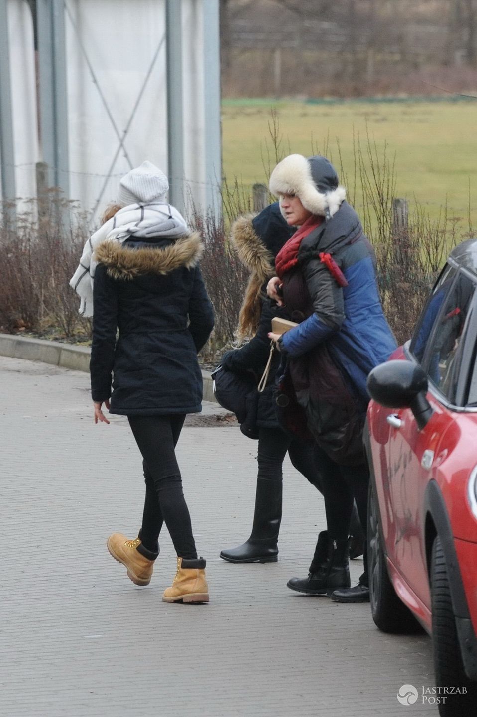Katarzyna Figura z corkami na nauce jazdy konnej w gdyni 31-01-2016