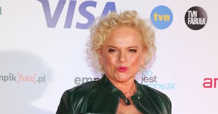 Katarzyna Figura zabłysnęła na gali Visa Kino Letnie. Skórzana kurtka odjęła lat