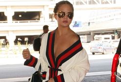 LOOK OF THE DAY: Chrissy Teigen w kardiganie Gucci