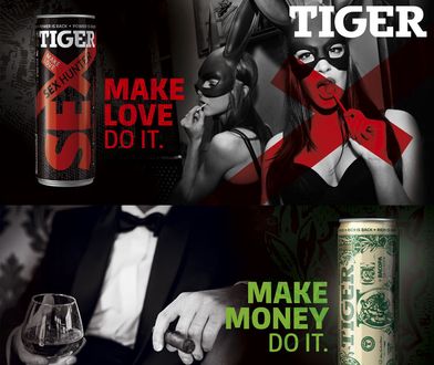 Czy napój Tiger Sex Hunter promuje "pornobiznes"? Stowarzyszenie Twoja Sprawa poluje na tygrysa