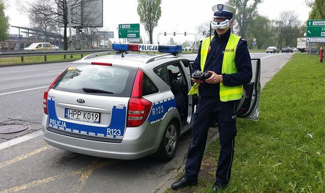 Drony do ścigania piratów na motocyklach