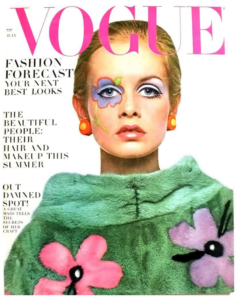 Twiggy na okładce Vogue'a
