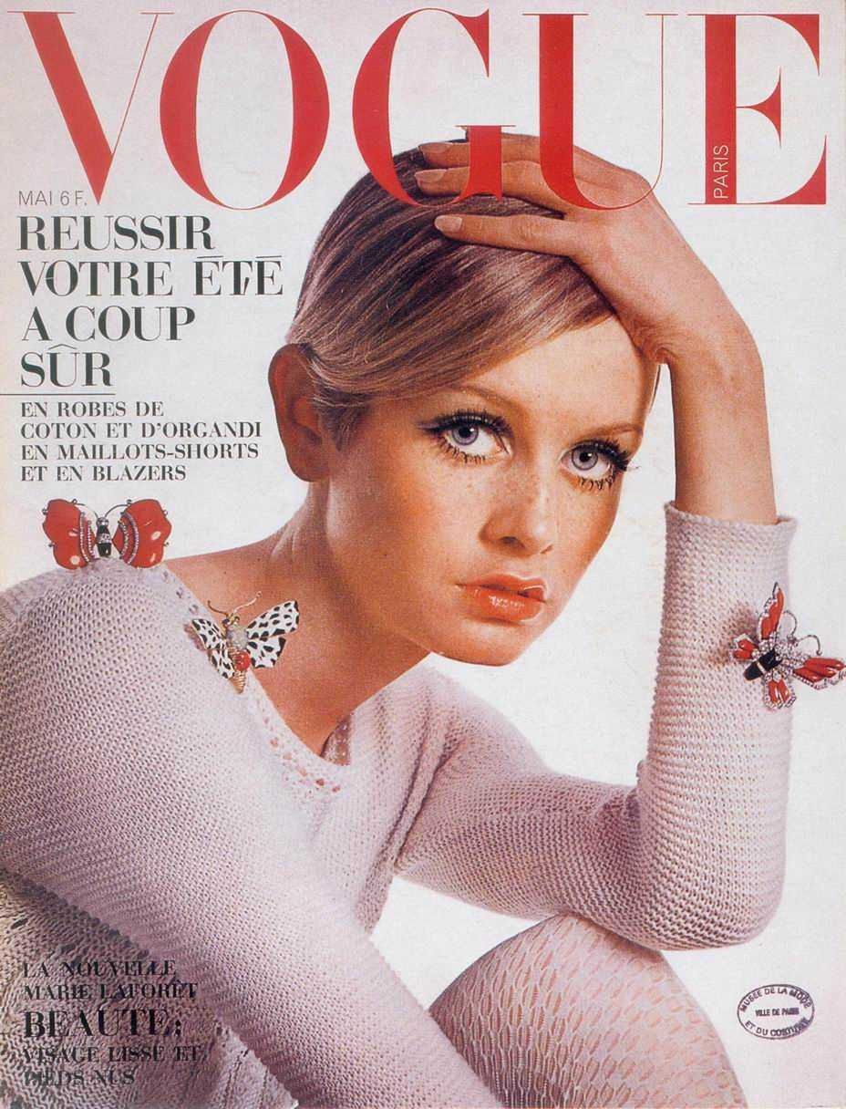 Twiggy na okładce Vogue'a