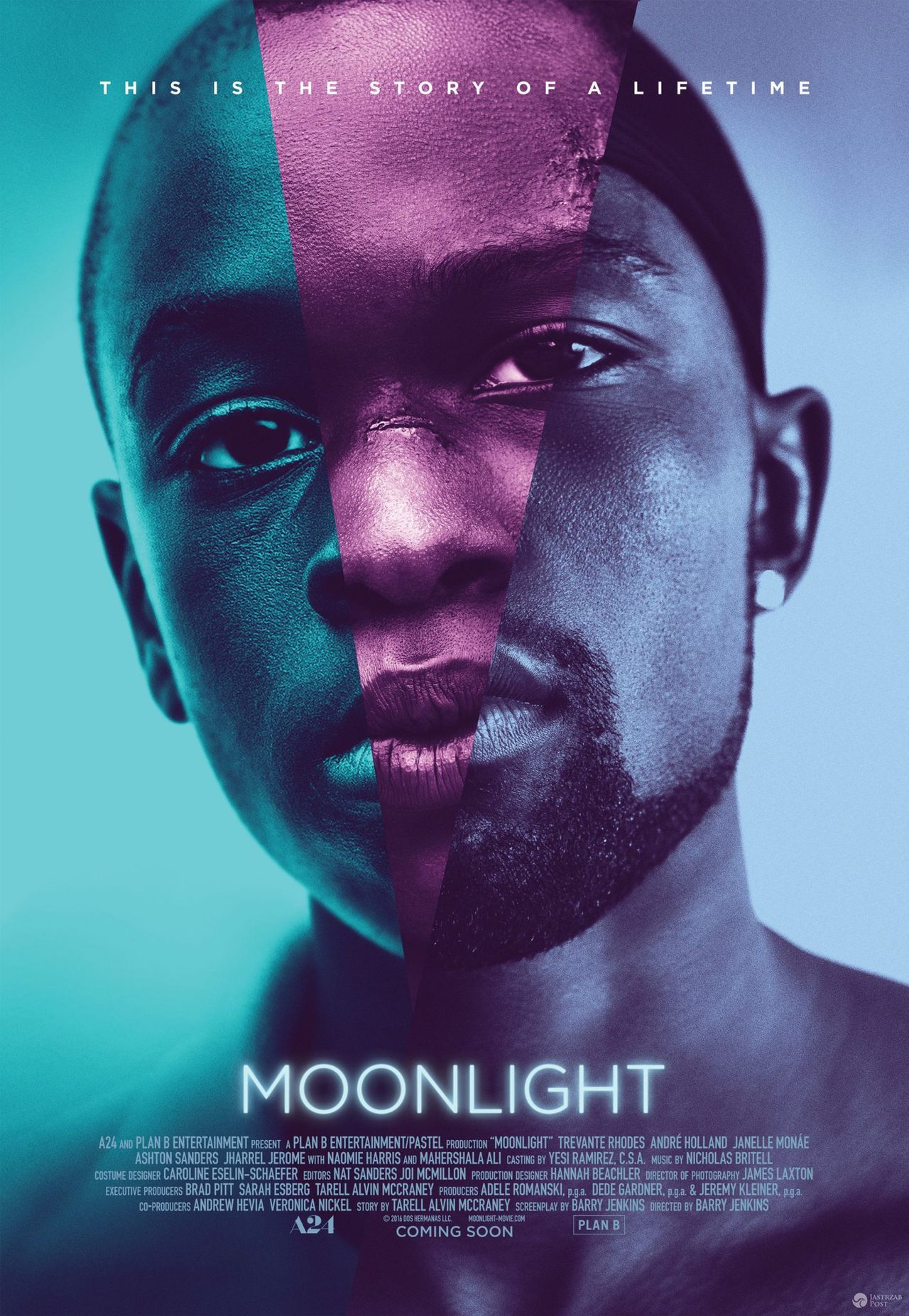 Plakat filmu "Moonlight"