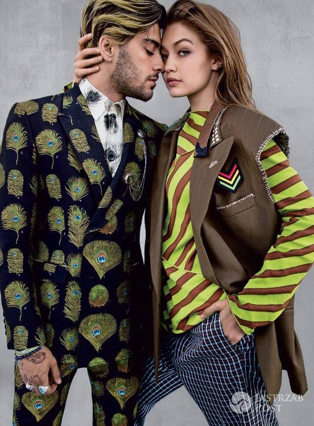 Zayn Malik i Gigi Hadid w Vogue sierpień 2017